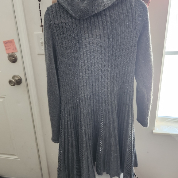Hannah Charcoal Cowl Neck Sweater - Picture 5 of 7